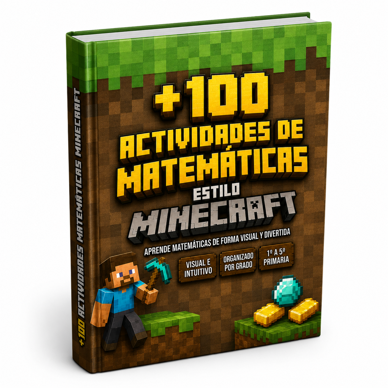 Mockup del cuaderno 100 Problemas Matemáticos